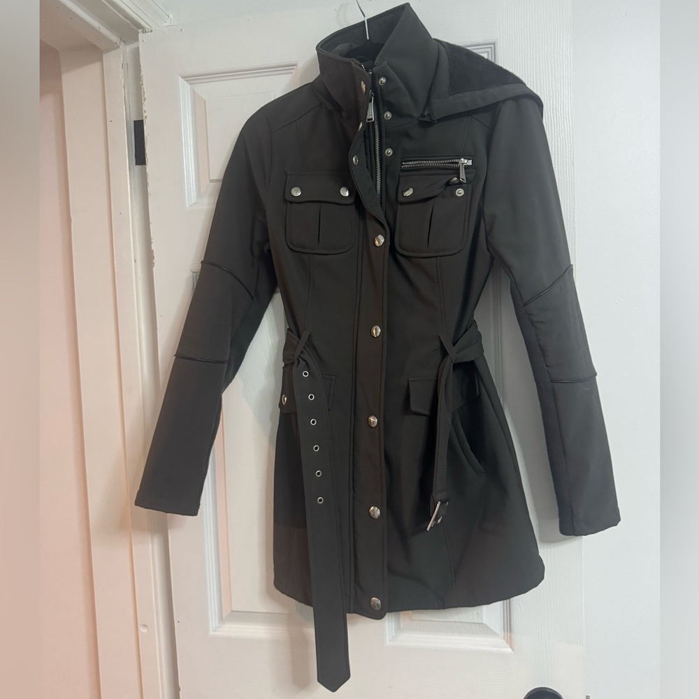 BCBGeneration Black Belted Jacket
